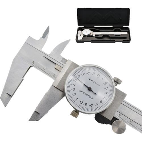 Stainless steel anti-vibration double precision vernier caliper 0-150mm/0.02mm digital display vernier caliper tool
