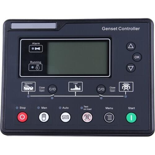 SL6120U AMF Generator Set Controller LCD Automatic Start Genset Ats Control Box Terminal Charge Panel Alternator Part 6120 CNIM
