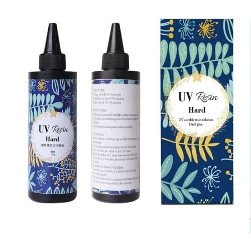 Hard UV Resin Glue Crystal Clear Ultraviolet Curing Epoxy Resin Jewelry Making