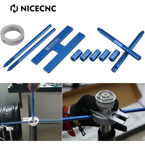 Universal Motorcycle Fork Spring Compressor Repair Tool For KTM EXC SXF Yamaha Kawasaki Honda BMW Suzuki Motorcycle Accessories