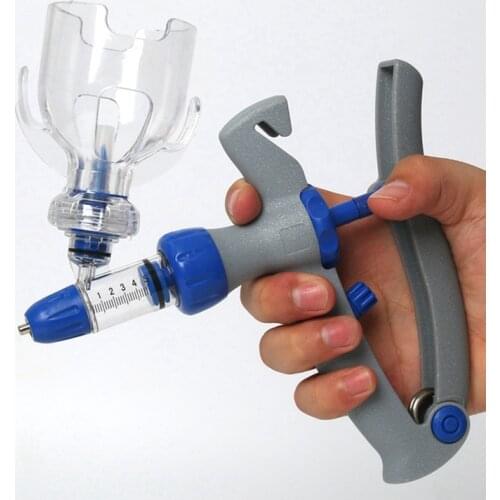 Veterinary syringes Syringe Veterinary Continuous Injector Vaccine Injection Poultry Adjustable Automatic For Chicken Duck Pig