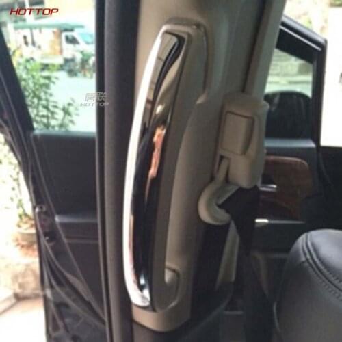 Interior handle decorated with sequins hand highlight bar for Honda Odyssey 2015 2016 new Odyssey car styling stainless steel