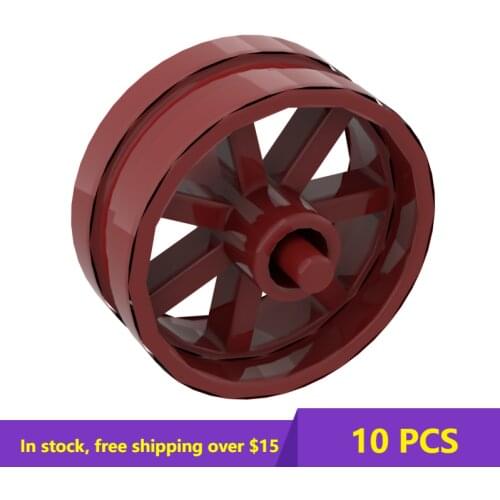 10PCS MOC Bricks 50862 14.58 X 8 wheels For Building Blocks Parts DIY Construction Classic Brand DIY Educational Gift Toys
