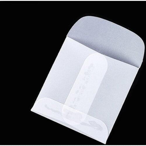 100pcs Mini Envelope Sulfuric Acid Paper Translucent Small Envelopes Jewelry Ring Photo Packaging Gift Bag