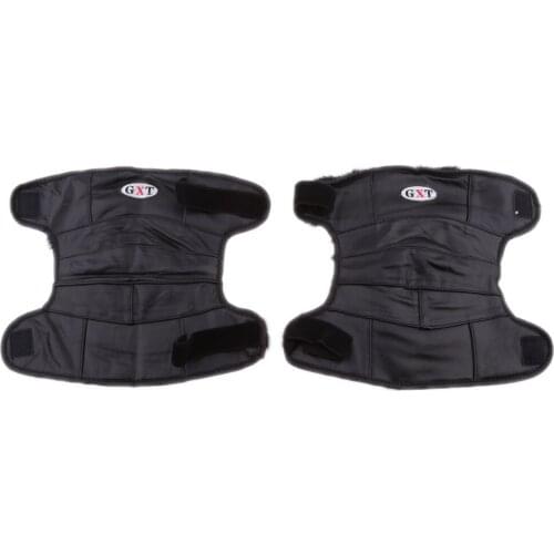 2 Pieces Motorcycle Bikers Knee Pads Protector Windproof for Winter Outdoor Riding