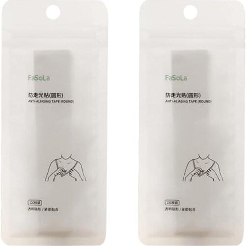 200Pcs Double Sided Shirt Sticker Practical Bra Strap Tapes Summer Dress Tapes