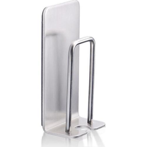3pcs Bathroom Stainless Steel Wall Mount Toothbrush Cups Suction Stand Rack Holder