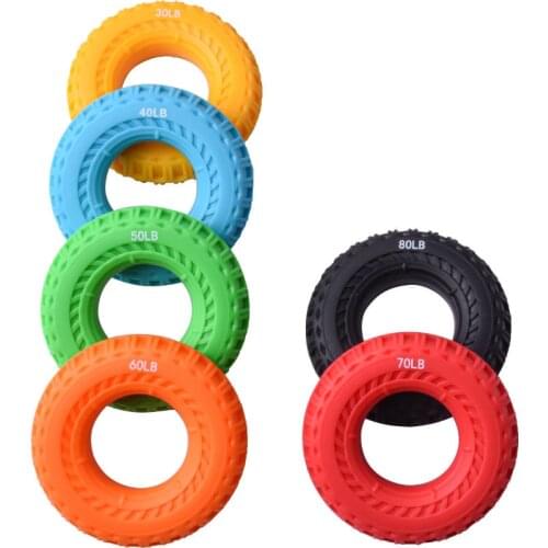 30-80LB Gripping Ring Silicone Adjustable Hand Grip Finger Forearm Trainer Carpal Expander Muscle Workout Exercise Gym Fitness