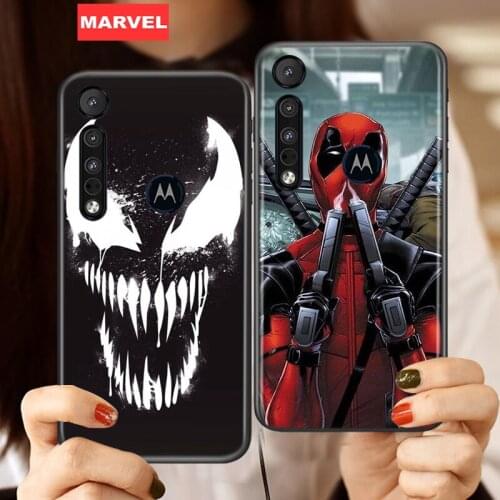 Marvel Venom Spiderman For Motorola G9 G8 G Stylus Power One Fusion Hyper Edge E7 E6 5G Plus Play Lite Silicone Phone Case