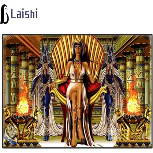 Egypt queen palace Cleopatra Full Square Round Drill Diamond Painting Cross Stitch kit Diamond Embroidery Diamond Mosaic decor