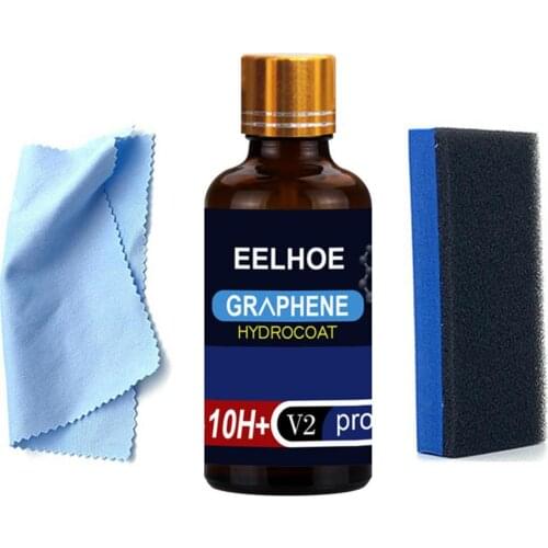 30/50ML Graphene Car Coating 12H Nano Super Hydrophobic Coating Anti-scratch Super Hydrophobic Glass Coating Car Maintenance