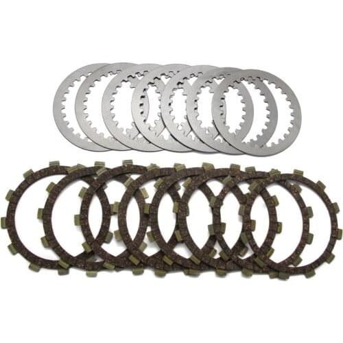 Motorcycle Clutch Friction Disc Plate Kit For Yamaha XT500Z XT500E XT550K XT600 XT600Z XT600E XTZ660 SRX400 SRX600 5Y1-16331- 01