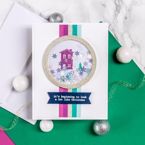 Mmao Crafts Metal Steel Cutting Dies New Diagonal Stitched Circles Scrapbooking Paper/photo Cards Embossing Dies