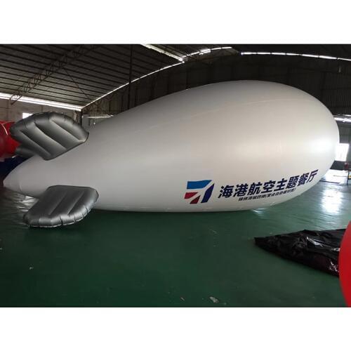 Inflating airship balloons helium for advertising/0.18mm inflatable promotion giant PVC flying helium blimp airplane balloon