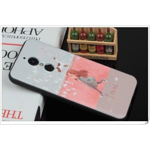 New Hot Sale Case For Philips Xenium X596 Soft Cartoon Painted Tpu Cover Case Colorful Back Silicone Cover High Quality
