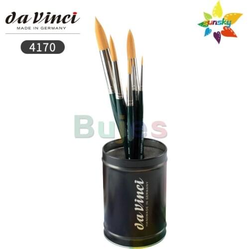 Original Germany da vinci NOVA 1570 4170DV Synthetic fiber brush set Watercolor gouache acrylic brush Detail brush Art supplies