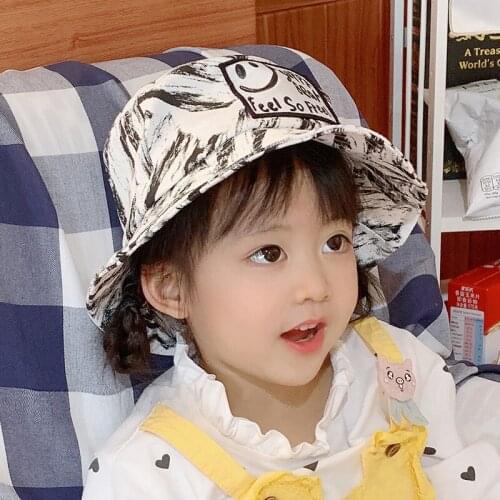 Designer Bucket Hat for Kids Baby Boy Girls Fisheman Cap Spring Summer Panama Hats Children Infant Toddlers Bob Hats with Patch