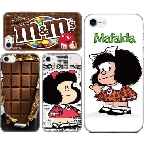 Print Rubber Soft TPU Fundas Chocolate Mafalda Phone Case For Oneplus One / Oneplus 6 / One plus 7 / 7T Pro Coque Silicone Cover