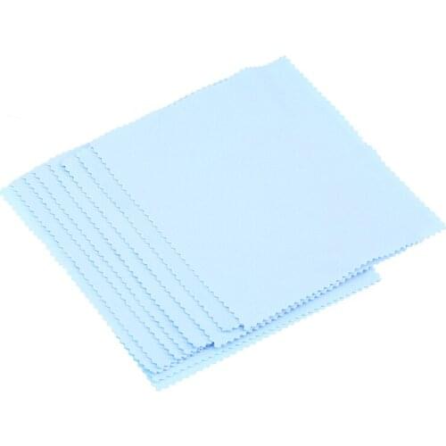 10PCS Glasses Lens Cloth Wipes 14*14cm Sunglasses Cleaner Microfiber Eyeglass Cleaning Cloth for Camera Computer Phone
