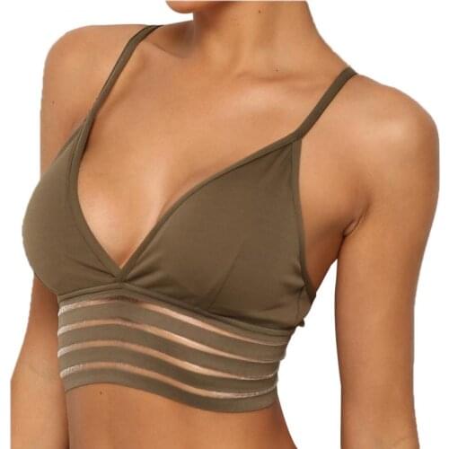 Sports Bra Seamless Yoga Exercise Sexy Bra Women Solid Quick Dry Padded Slim Fitness Seamless Gym Crop Top Women With Bra Pad