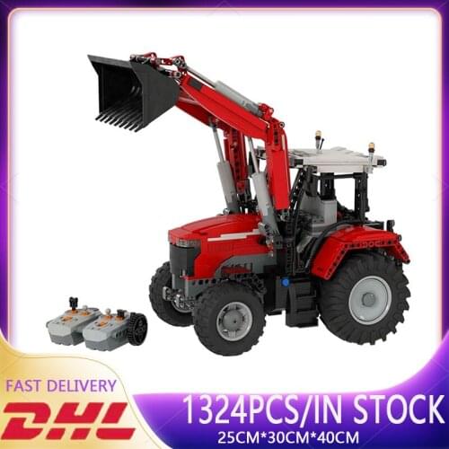 Hot City Engineering Bulldozer Crane High-Tech Car Truck Excavator Roller Building Blocks Kids DIY Toys Birthday Christmas Gift