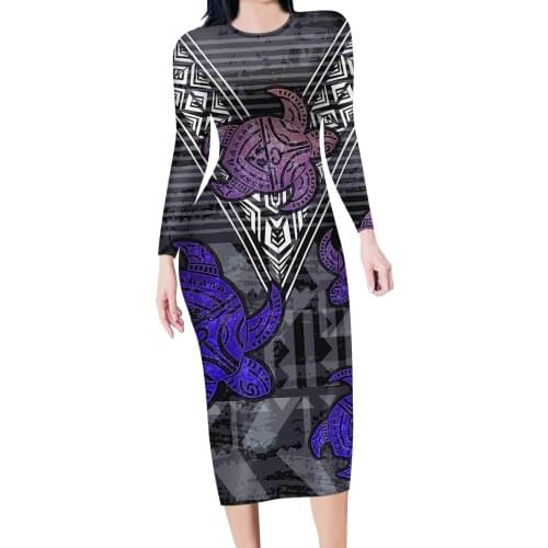 HYCOOL Vintage Long Sleeve Green Floral Dress Women Autumn Winter Sexy Long Maxi Dress 2021 Boho Print Boho Dress Vestidos Black