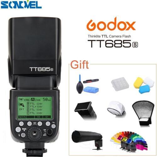 Godox TT685S GN60 TTL Flash Light Speedlite 230 Full Power Auto/Manual Zooming for Sony DSLR Cameras A77II A7RII A7R A58 A99