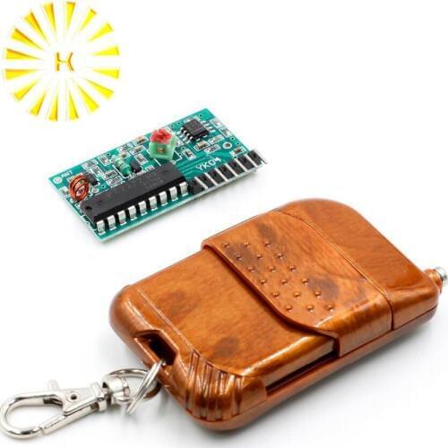 1set 2262/2272 Four Ways Wireless Remote Control Kit,M4 the lock Receiver with 4 Keys Wireless Remote Control Connector