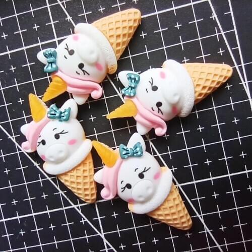 1pcs/lot resin flat back Simulation horse 37mm Cabochons Scrapbooking Hair Bow Center DIY Christmas decration