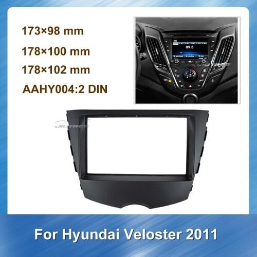 2 Din Car Radio Fascia Audio Frame For Hyundai Veloste 2011 Car Stereo Panel Dash Mount Trim Fascia Frame Mount Kit Trim Panel