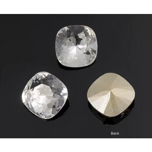 4470 Square Shape Cushion fancy Stones 12mm For Nail Art Jewelry DIY Wedding Dress Making Accessories