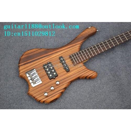 Free shipping new 4 strings electric bass guitar in natural made in China 2035