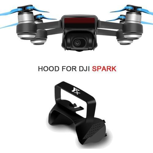 BRDRC PTZ Sun Shade Lens Hood Glare Gimbal Camera Lens Cover Protector Case For DJI Spark Drone