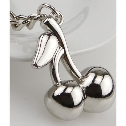 Car Styling Cherry Keychain Autp Key Ring Holder Pendant for Mazda BMW Nissan LADA Hyundai ISUZU Skoda Audi Opel Subaru Infiniti