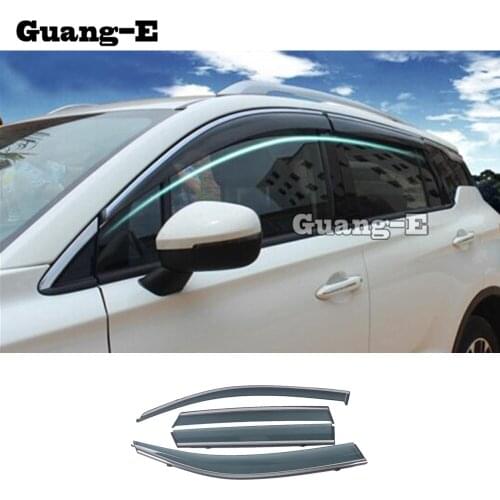 For Suzuki Vitara 2016 2017 2018 2019 Car Body Styling Stick Lamp Plastic Window Glass Wind Visor Rain/Sun Guard Vent