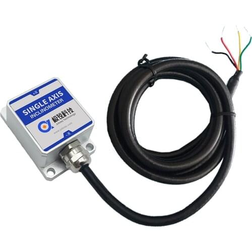 BWK217S Inclinometer 1 Axis Modbus RS232 RS485 TTL single axis tilt sensor Digital Output Clinometer for Solar Tracker etc