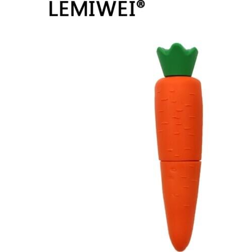 Lemiwei 64GB Pineapple USB Flash Drive 32GB Carrot Pen Drive 16GB U Disk 4GB 8GB Fruit and Vegetable Cute Thumb Memory Stick