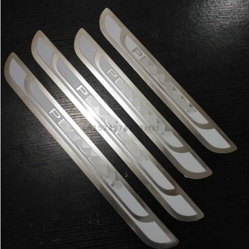 For Peugeot 5008 308 2008 3008 307 206 207 407 408 2010-2017 High-quality stainless steel Door Sill Cover Welcome Pedal Trim