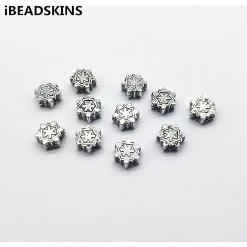 New arrival! 9x10mm 1000pcs CCB Rhodium color Flower shape beads for Earrings parts,hand Made Earrings Findings Jewelry DIY