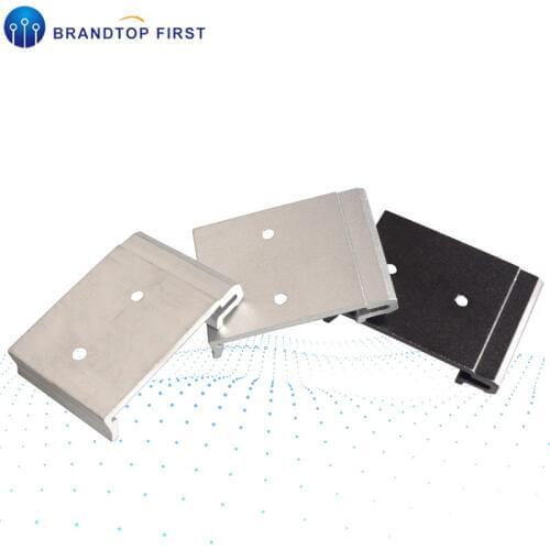 35mm DIN guide rail buckle Aluminum alloy Slideway clasp C shape buckle Simple fixing rack with mounting holes