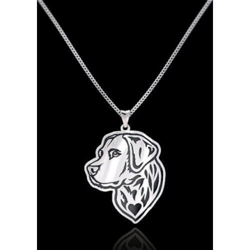 Daisies Hot Sale New Animal Dog Pendant Cute Dog Puppy Handmade Labrador Retriever Necklace Statement Jewelry Women for gift
