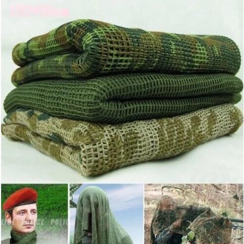 Military Tactical Airsoft Scarf Face Veil For Hunting Ski Multi Purpose scrim scarf 65% Polyester+35% Baumwolle 190*90cm