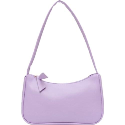 Handle Bag Women Retro Handbag PU Leather Shoulder Totes Underarm Vintage Top Handle Bag Female Small Subaxillary Bags Clutch