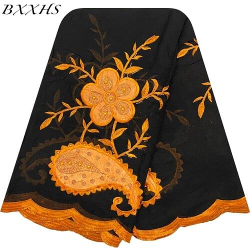 African Women Hijab Scarf New Color Diamond Shawl Fashion Embroidered Cotton Soft Headscarf Muslim Women Wedding Party BX-033