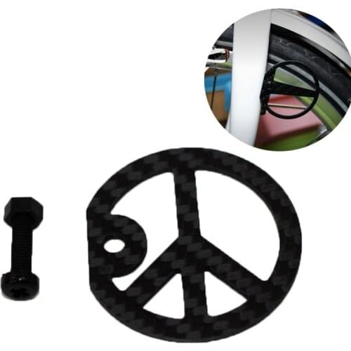 1 set Carbon Fiber Bicycle Brake and Shift Cable Fender without Fender Bicycle Parts 3.3g/4.2g for Brompton