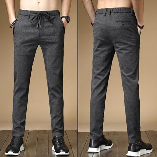 2021 YS220 men dress pants slim fit casual for men suits