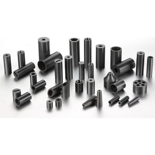 45*20 Sandblasting boron carbide nozzles B4C blast nozzles
