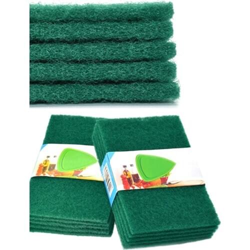 5Pcs /Set Sponge Washing Pads Efficient Scouring Pad Kitchen Rags Strong Decontamination Dish Towels Dish Cloth Cleaning Wipers