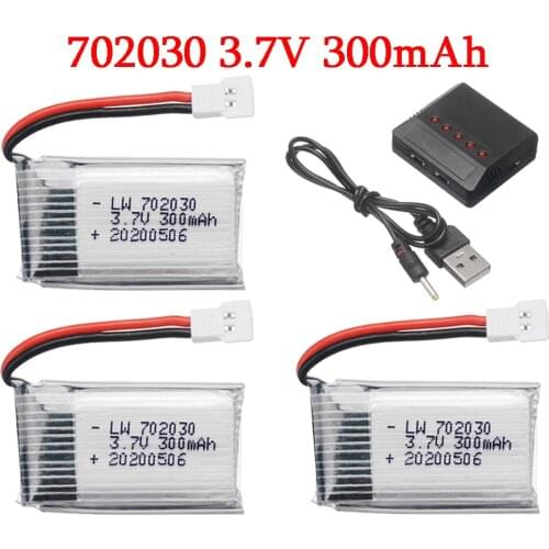 3.7V 300mAh Lipo Battery For Udi U816 U830 F180 E55 FQ777 FQ17W Hubsan H107 Syma X11C FY530 RC Drone helicopter Airplane Battery