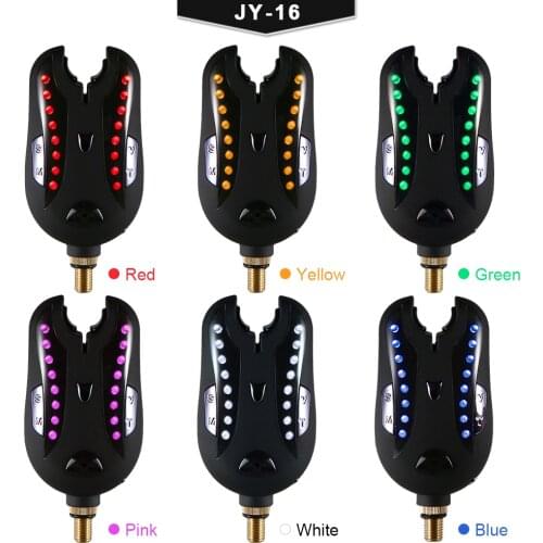 Wireless Digital Fishing Alarm Fishing Bite Alarms Fishing Receiver Sound Alert Led Alarm Indicator with Portable Case